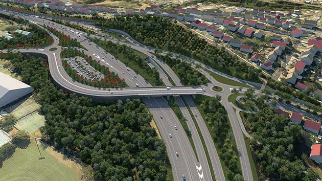 Mount-Ousley-Interchange